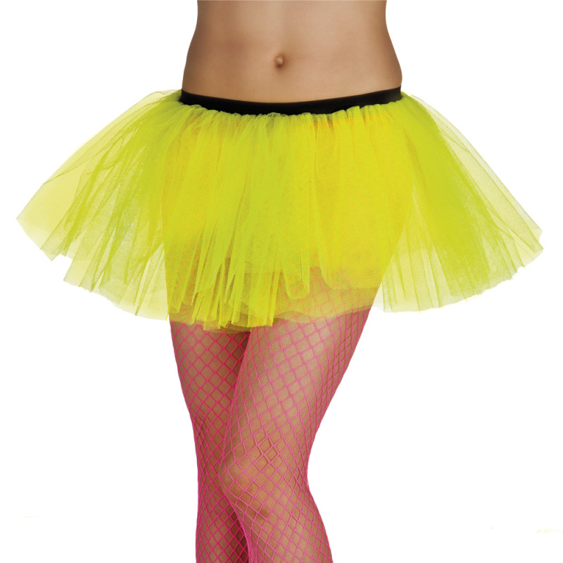 Sukně tutu neonově žlutá velikost M/L